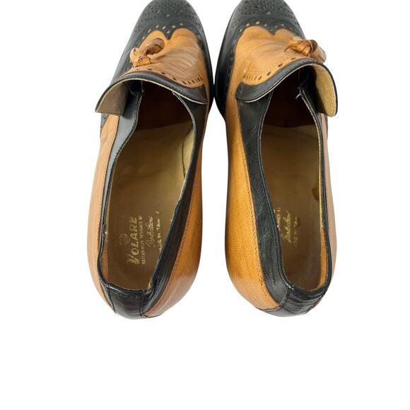 Volare By Carlo Leoni Leather Italian Loafers - Picture 9 of 9